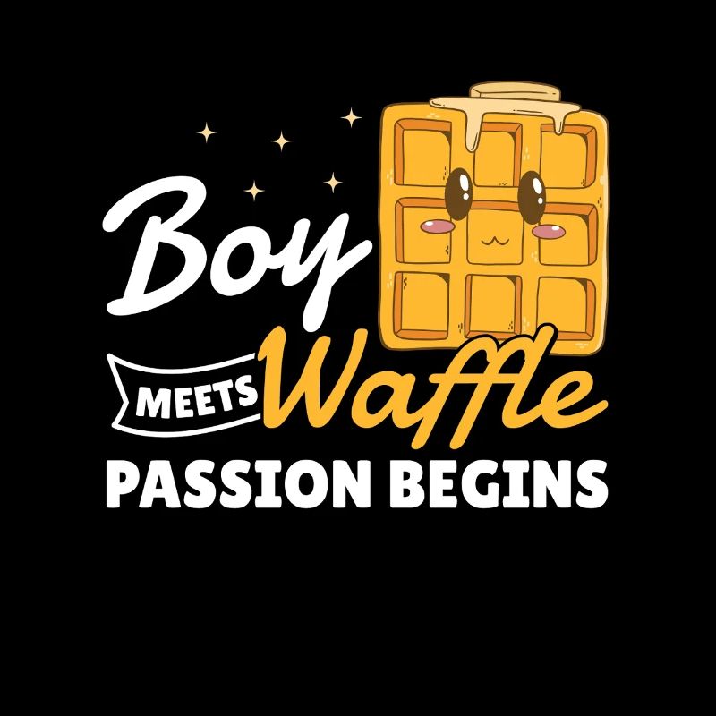 Waffeln Junge Geschenk Boy Waffle Passion Begins