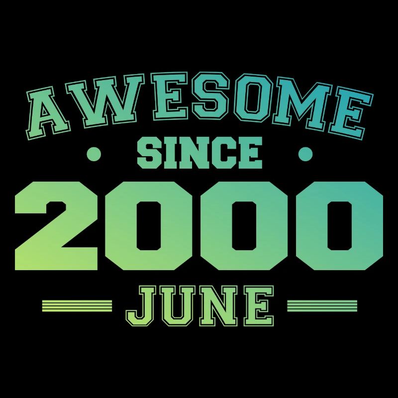 June 2000 Birthday Year 2000 June Gift 2000