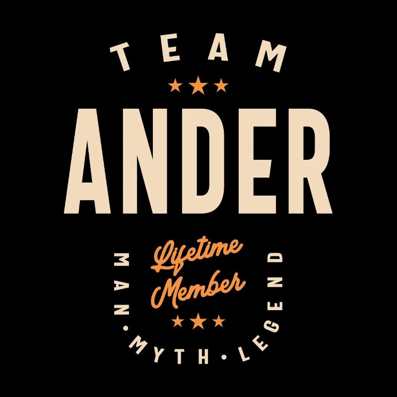 Team Ander Lifetime Member - Name Ander