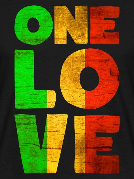 Rastafari EN KÄRLEK Reggae Stil