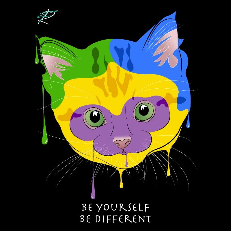 Chat - Sois toi-même, sois différent - Cat
