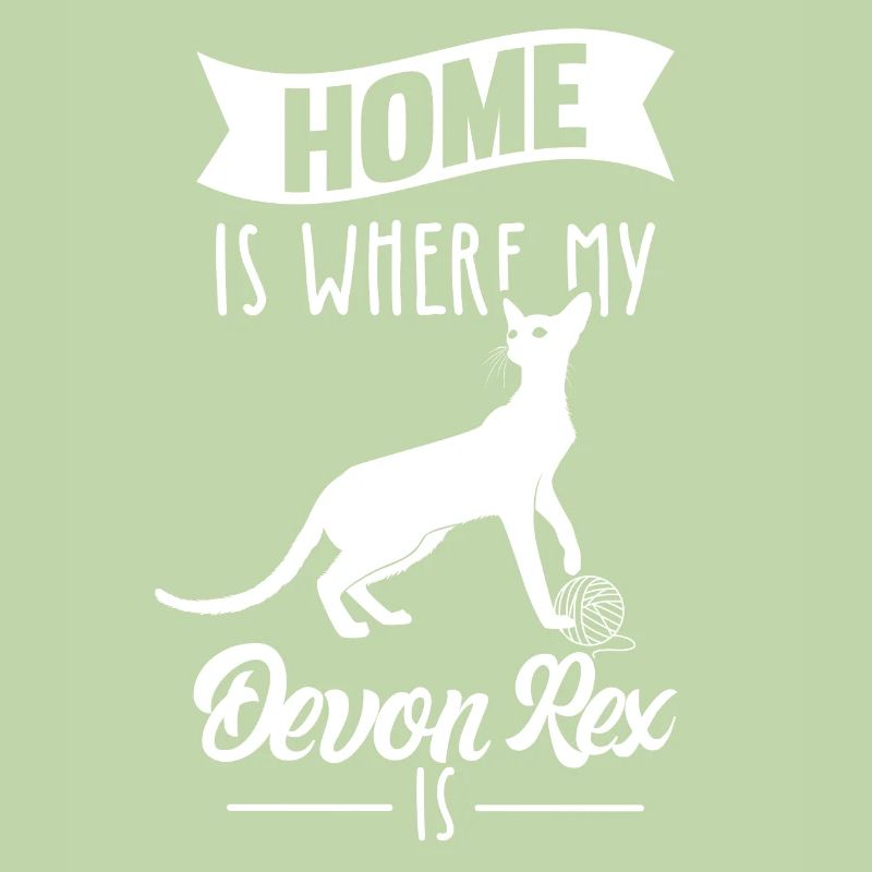 Devon Rex chat chats mignons disant motif de chat