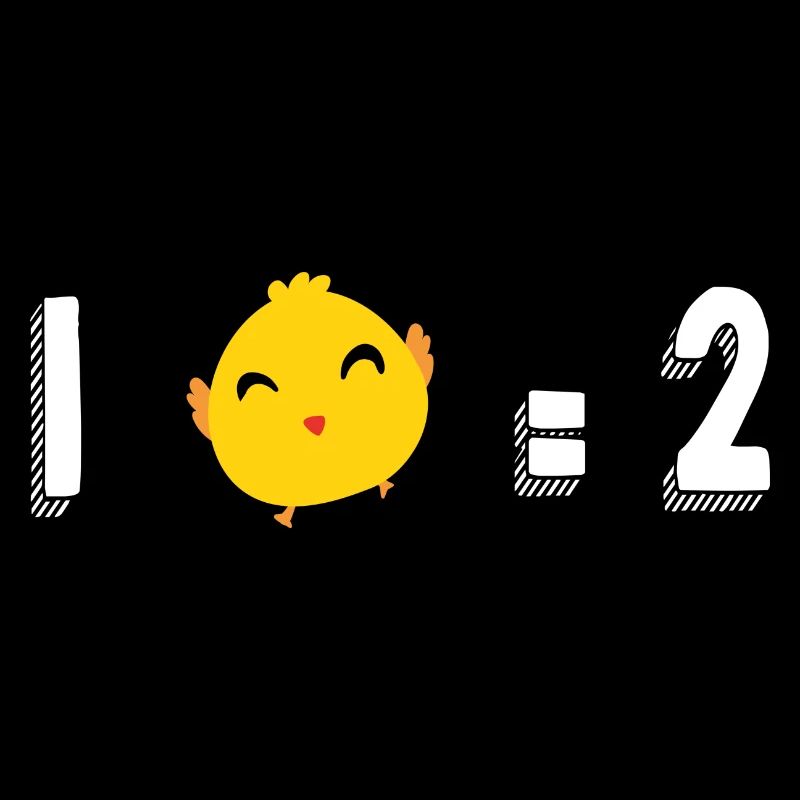 one chick equals two humor chicken coop