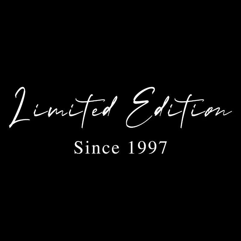Limited Edition since 1997 Handwriting Typography