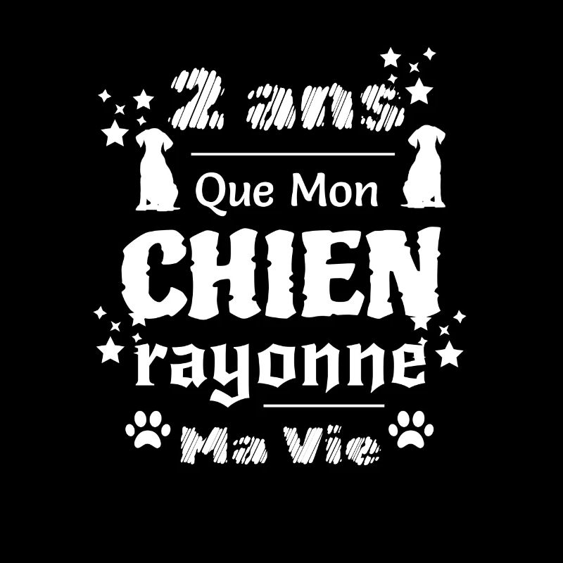 2 ans que mon chien rayonne ma vie