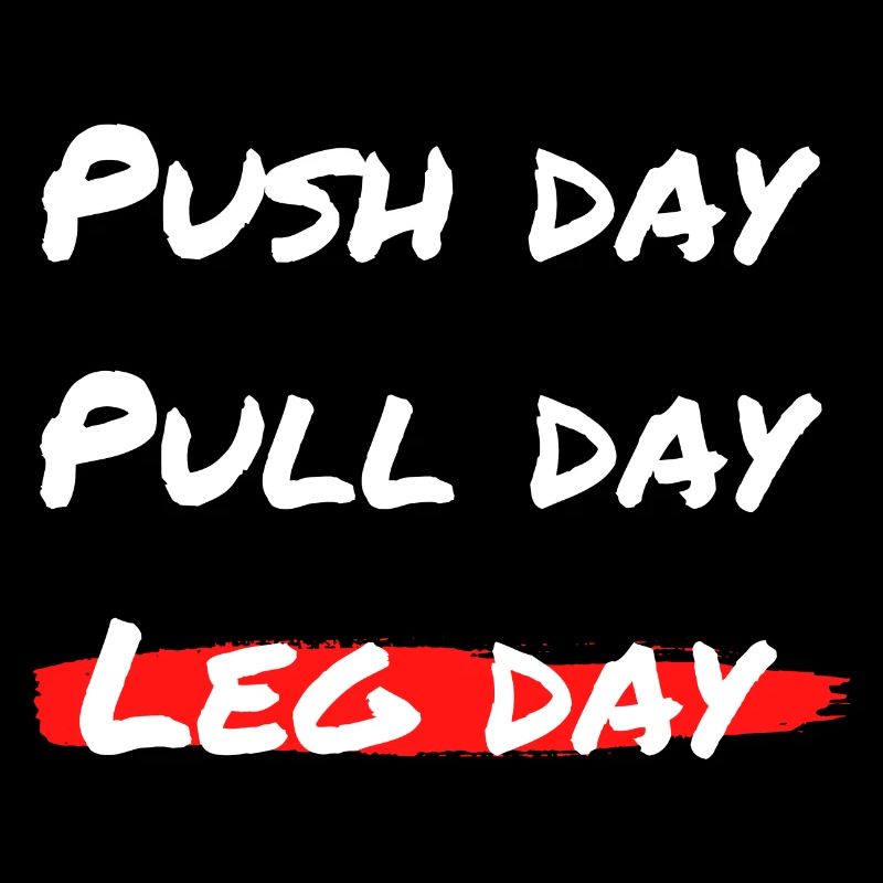 Entraînement de jour de jambe - Push Pull Leg