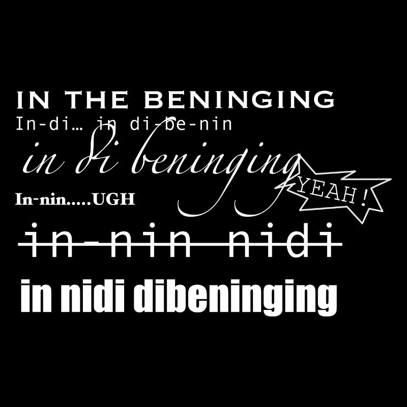 in the begining lol