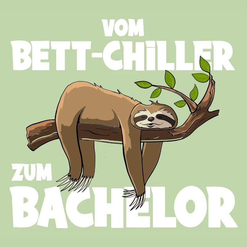 Faultier Uni Bachelor Abschlussgeschenk Student
