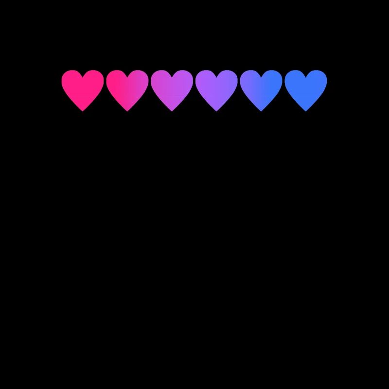 Bisexual Hearts - Bisexual LGBT CSD