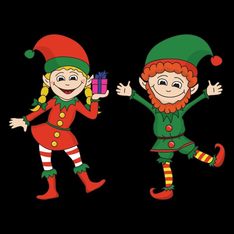 Elfes de Noël Elfes Elfes Noël Noël