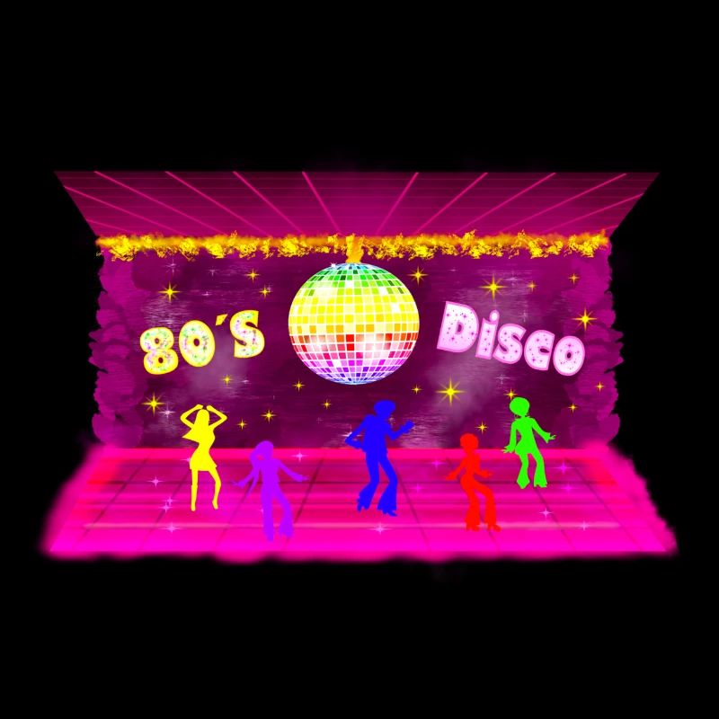 Disco, Pink, 80iger, Retro, Party, Old School