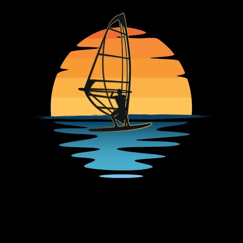 Windsurfing Sunset