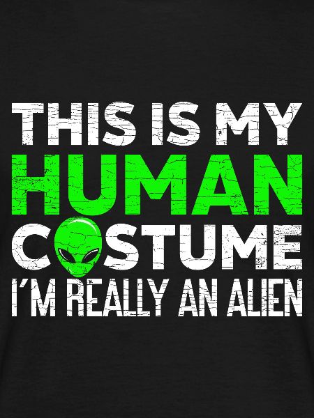 Alien Außerirdischer Spruch
