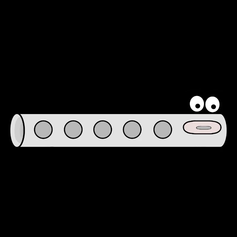 Comic figure flute
