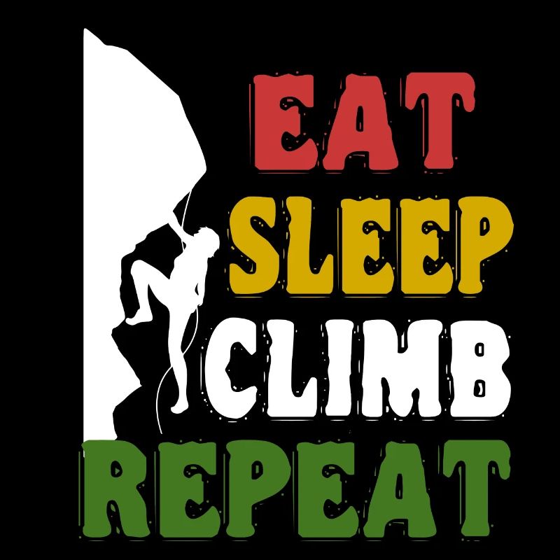 Kletterhemd - Eat Sleep Climb Repeat