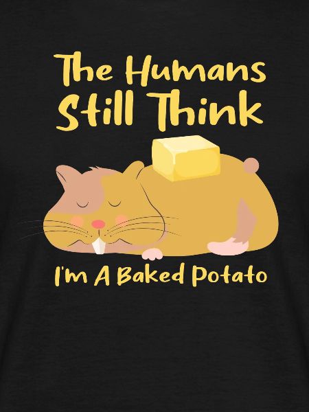 Hamster gnagare människor tror bakad potatis