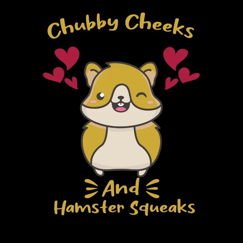 Chubby Cheeks Hamster Squeaks Hamster Cheeks Hearts