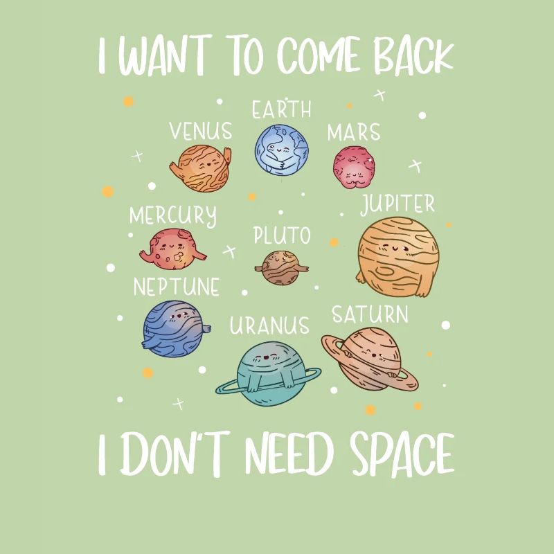 Pluto Planet I Want Come Back I Don't Need Space