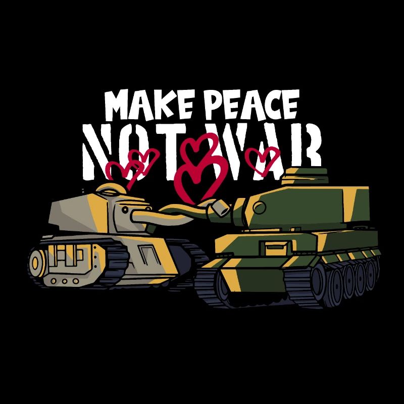 MAKE PEACE NOT ÉTAIT LA PAIX DU MONDE