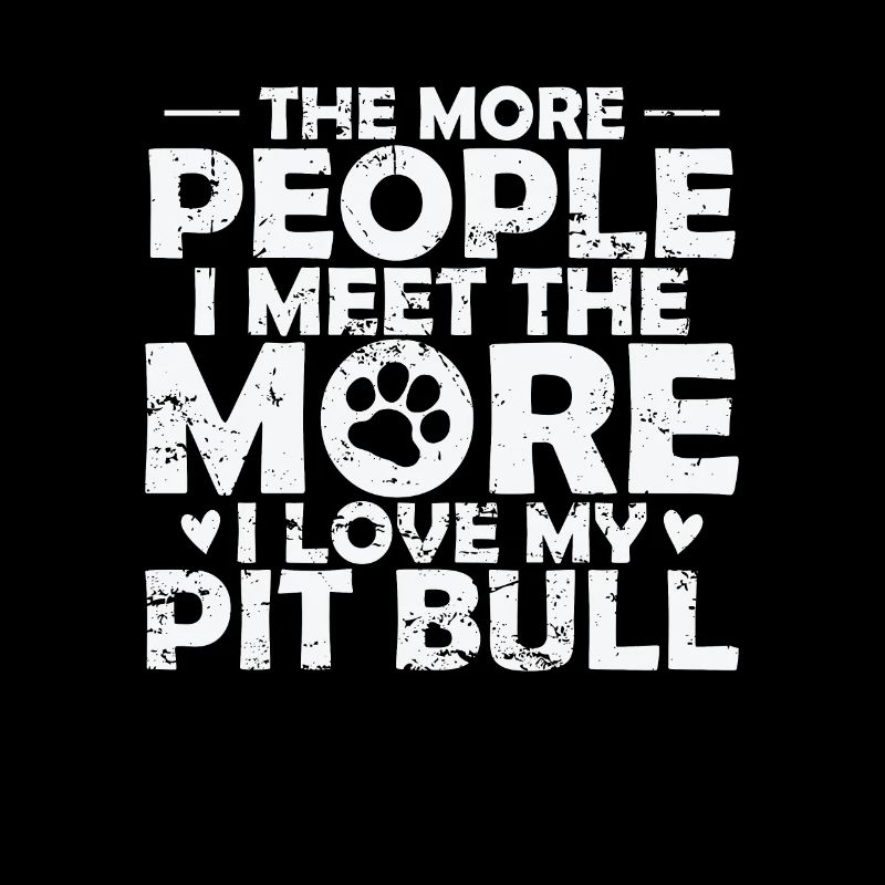 Less People More Pit Bulls Hundeliebe