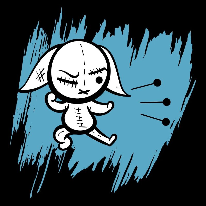 Funny Cute Vodoo Doll Fighting Back
