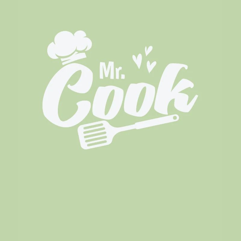 M. Cook avec chapeau de chef et cuisinier spatule