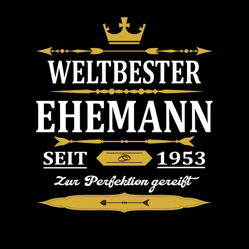 Weltbester Ehemann Seit 1953 Vintage Hochzeitstag