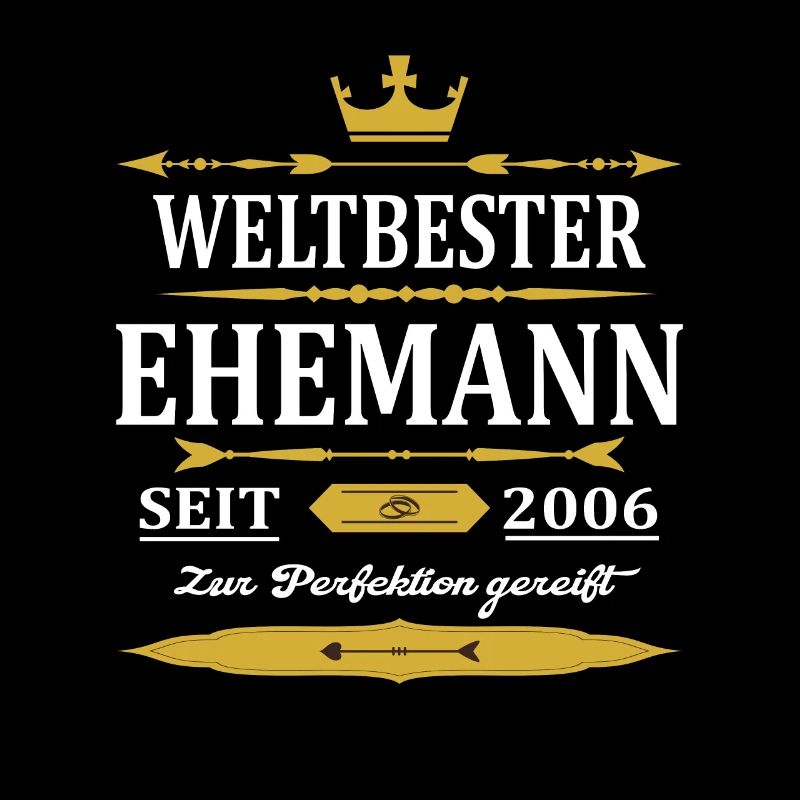 Weltbester Ehemann Seit 2006 Vintage Hochzeitstag