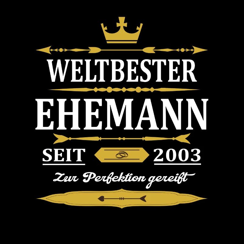 Weltbester Ehemann Seit 2003 Vintage Hochzeitstag