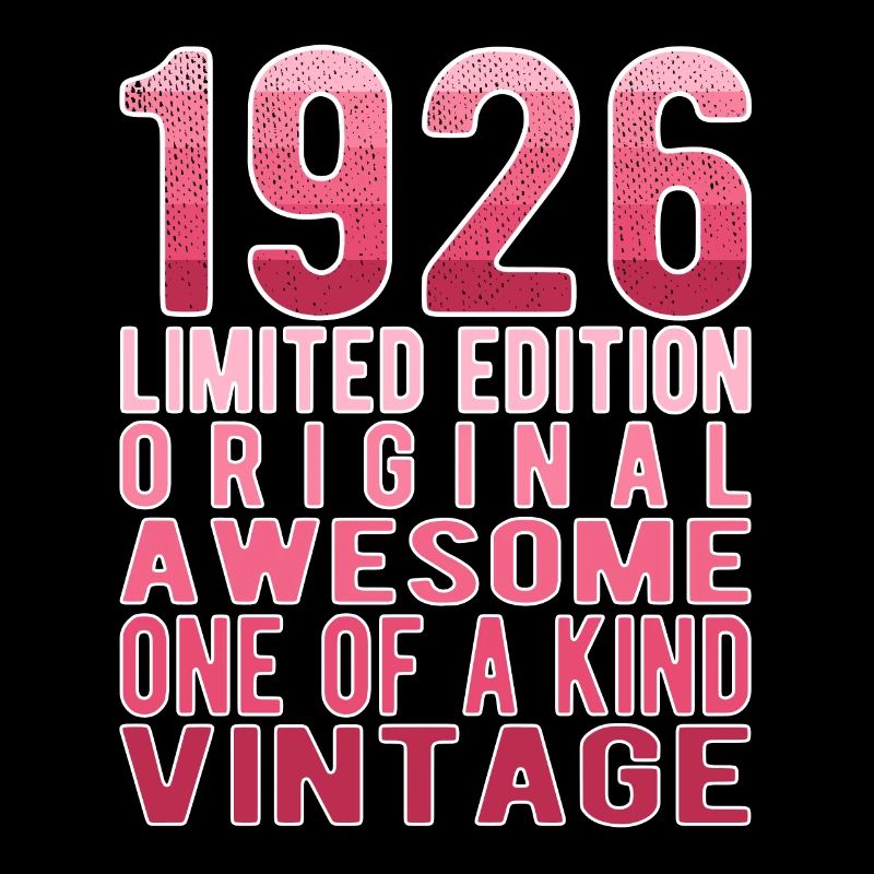 Edizione Limitata Dal 1926 Compleanno Annata 1926