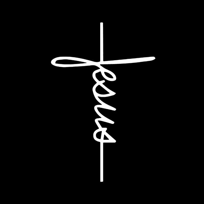 Lettrage de la croix de Jésus - Croix de Jésus-Christ