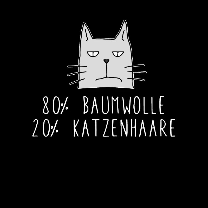 Katzenhaare - Katzen Allergie 80% Baumwolle 20%