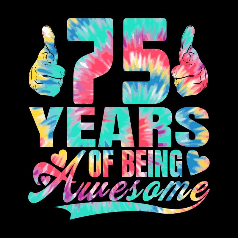 75. Geburtstag Oder Jahrestag 75 Years Of Being