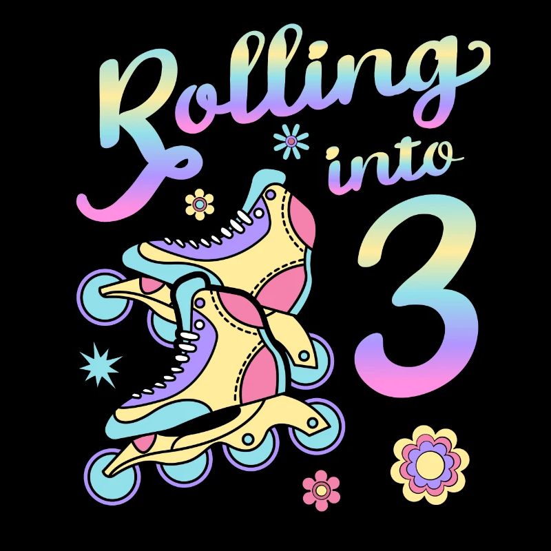 Rolling Into 3 Roller Skaters Skates 3rd year