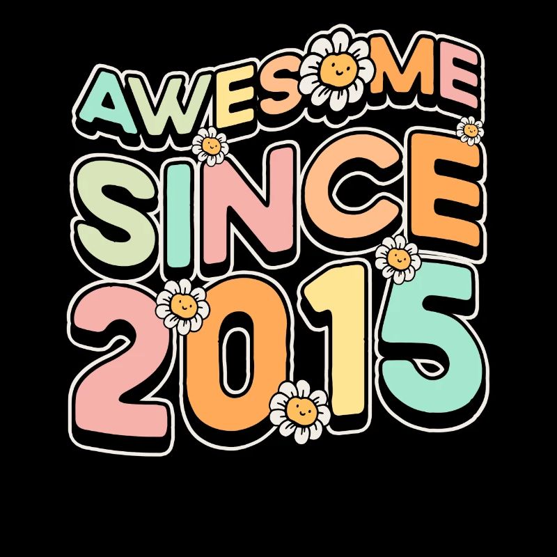 Fantastic Since 2015 Flower Theme