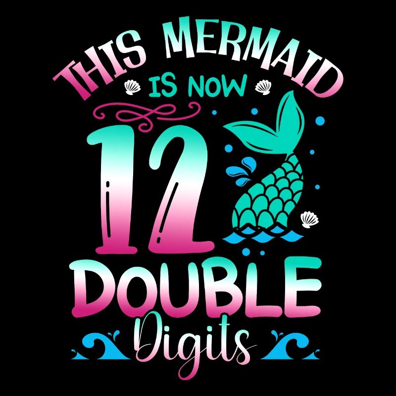 This mermaid is now 12 double digits,