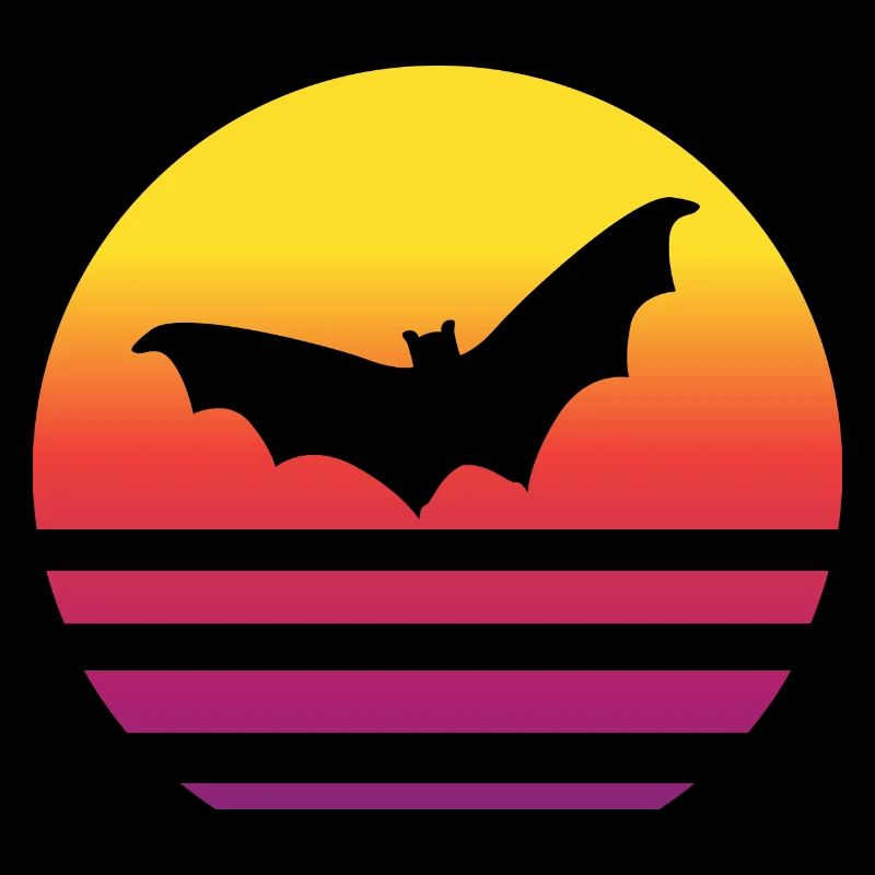 Fledermaus Retro Style Vintage