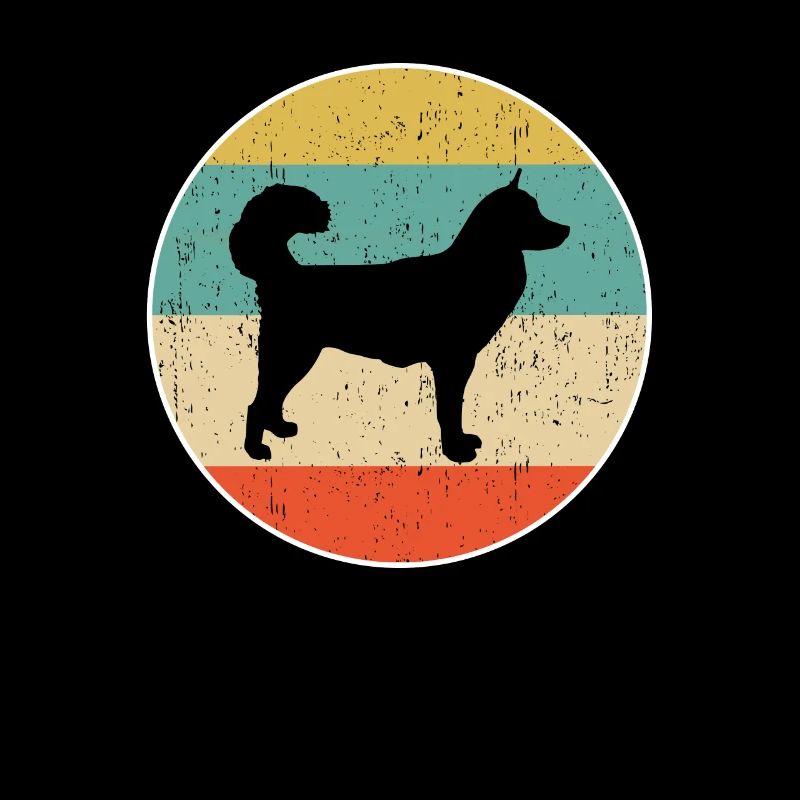 Conception de cadeau de chien Malamute d'Alaska