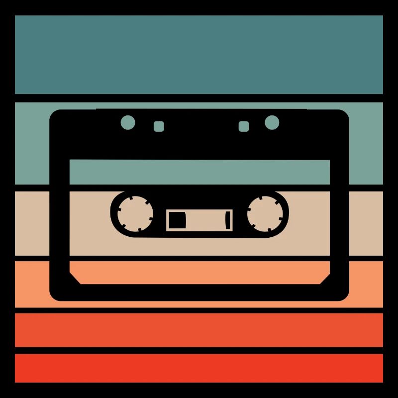 Cassette Retro Style Vintage
