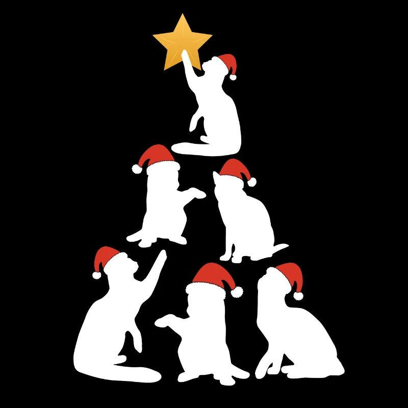 Chat noël joyeux catmas noël chats