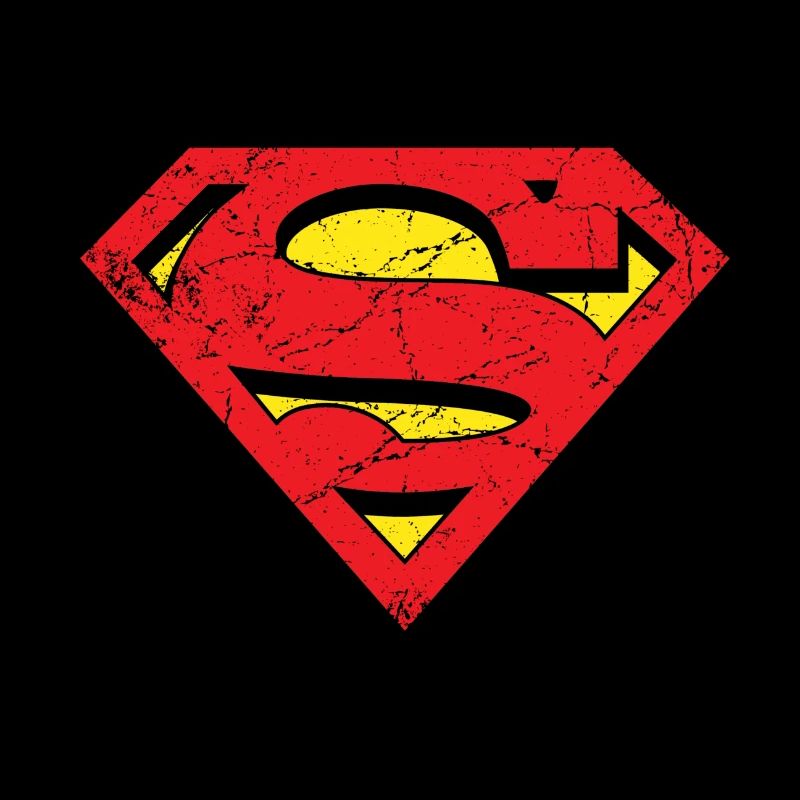 DC Comics Superman Logo Used Look