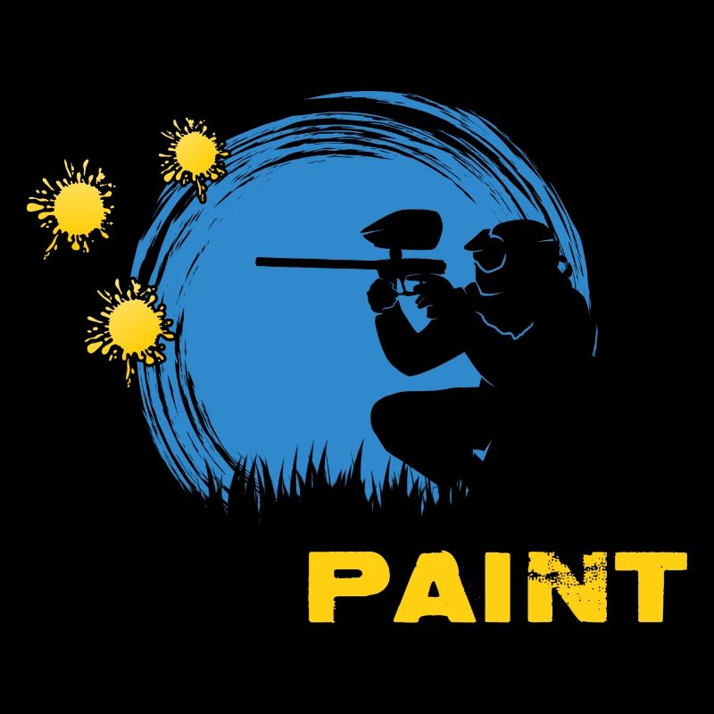 Paintball legend Gotcha paintball player