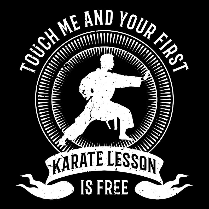 Touch me and your first karate lesson is free