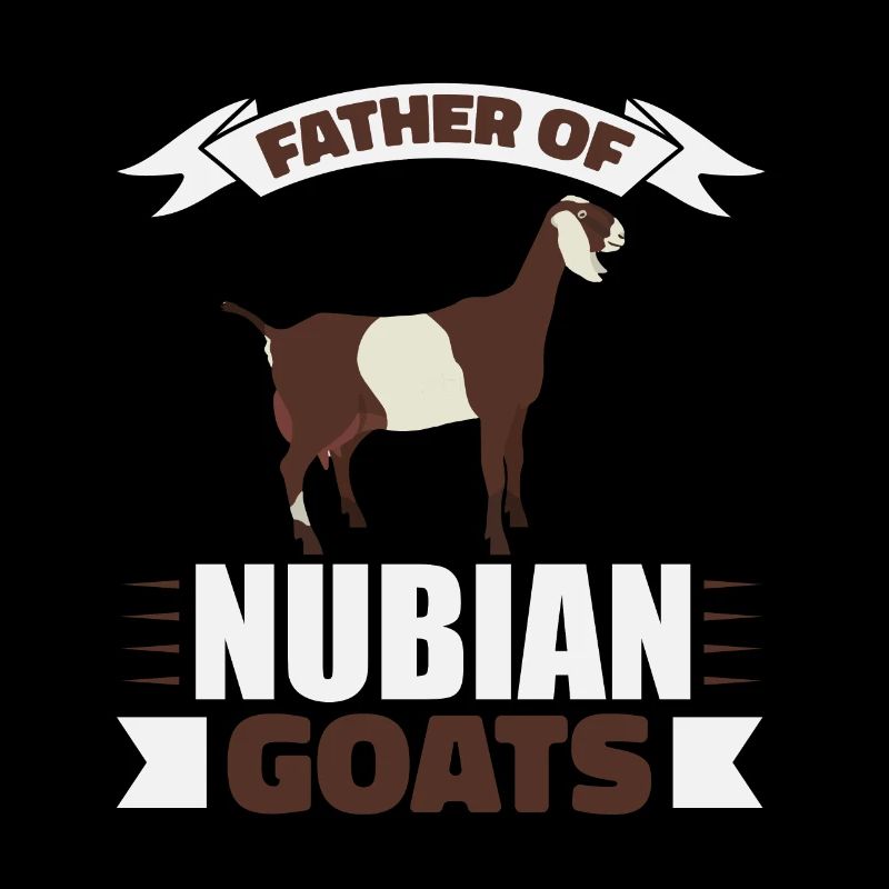 Fier papa chèvre nubienne