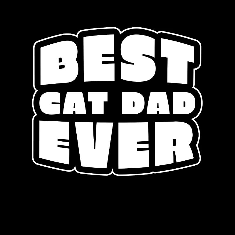 Best cat dad ever Katze Katzendaddy Geschenk Miau