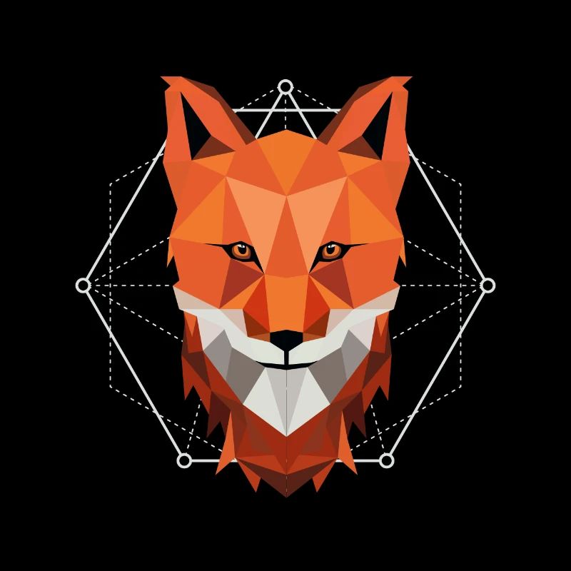 Low poly fox