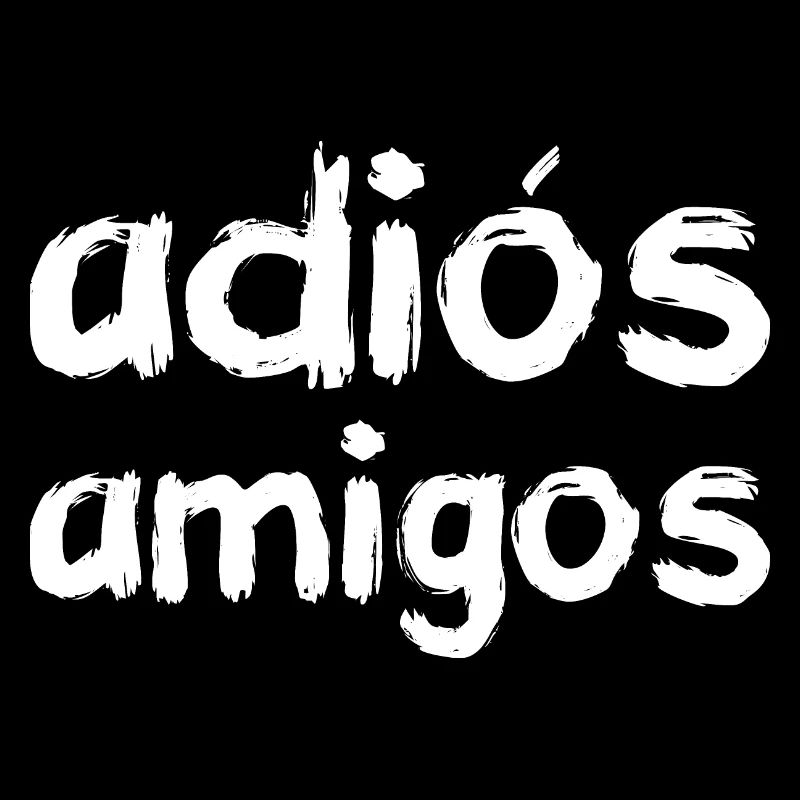 adiós amigos, white