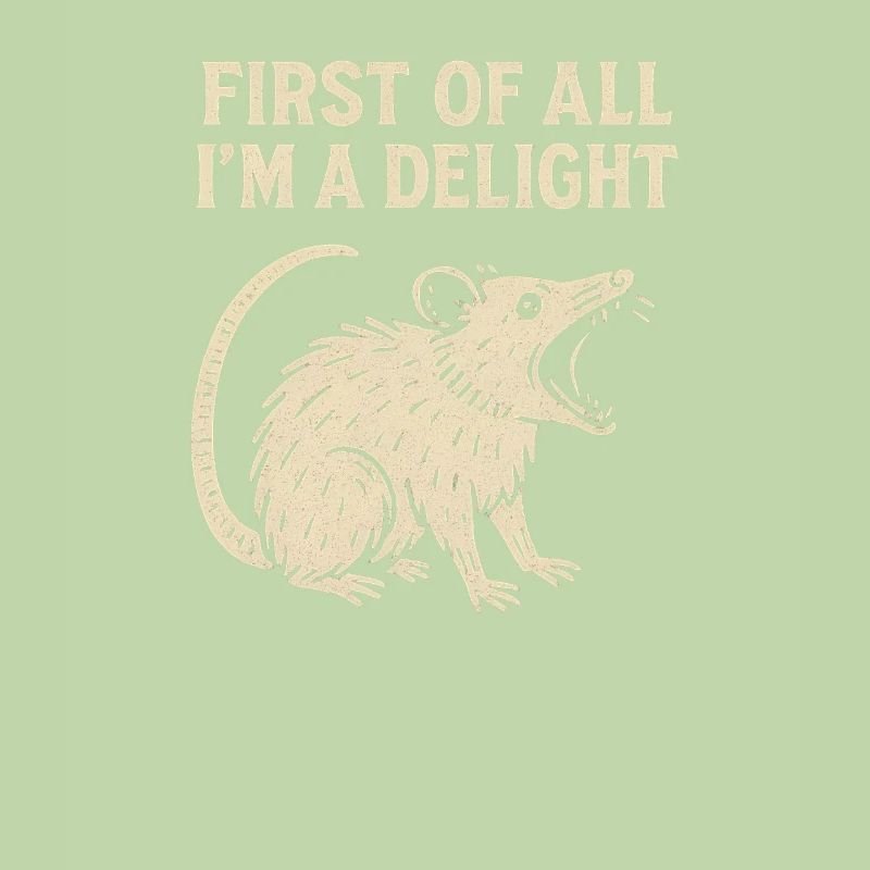 Zuallererst bin ich ein Delight-Opossum, ich bin e