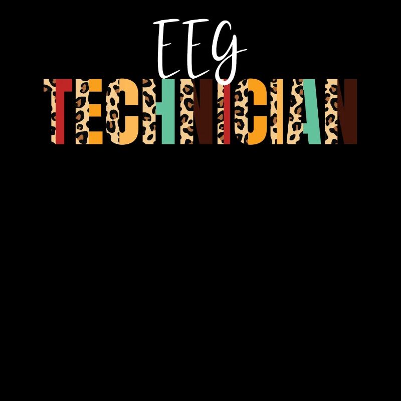 EEG -Techniker Cheetah Print EEG Technologe