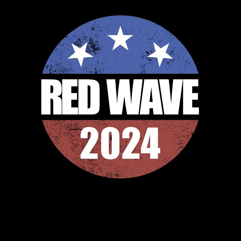 Red Wave 2024 Button Vote Republicans 2024